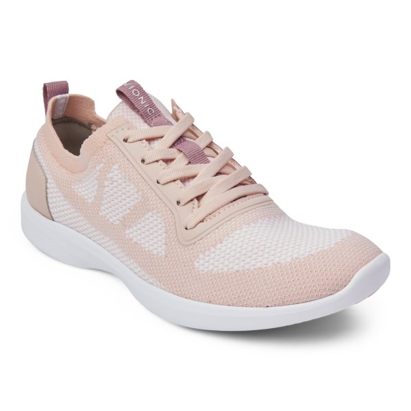 Vionic Trainers Ireland - Lenora Sneaker Pink - Womens Shoes Discount | UHPJD-7980